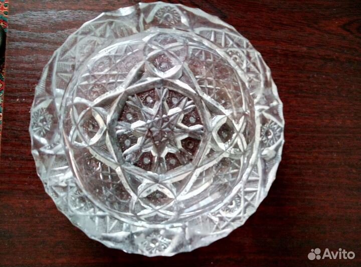Пепельница хрустальная СССР