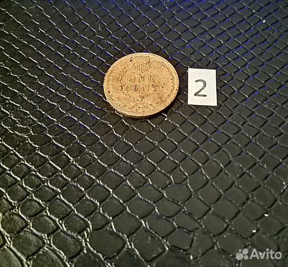 США 1 цент 1901 г. Индеец