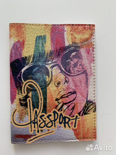 Обложка на паспорт кожаная