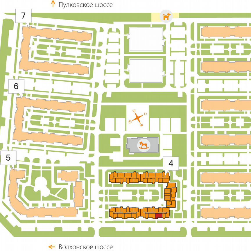 2-к. квартира, 61,4 м², 2/5 эт.