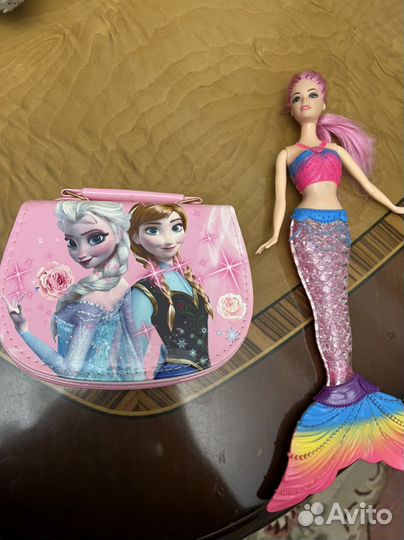 Кукла русалка и сумка