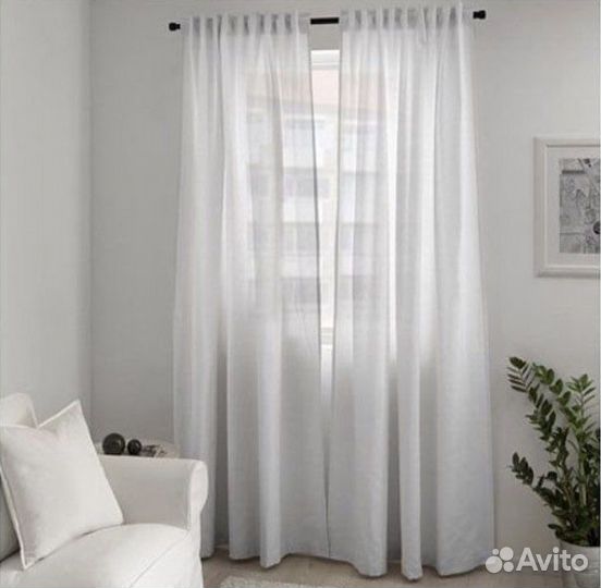 H&M шторы лён детские новые