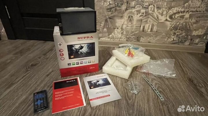 Магнитола Supra 2din с колонками Prology