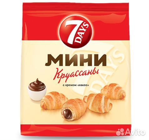 Круассан 7 Дейс (7Days) Мини с кремом Какао 300г