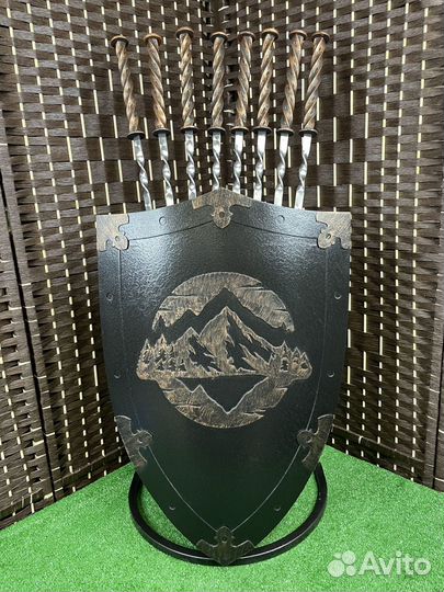 Подставка для шампуров Щит-Горы