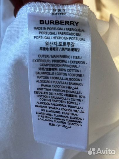 Футболка burberry оригинал