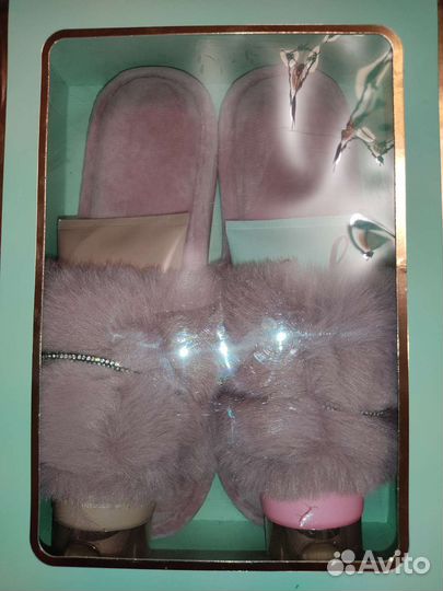 Меа Набор с розовыми тапочками