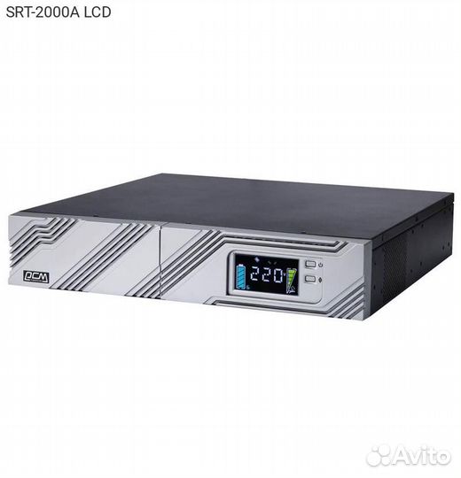 Ибп Powercom Smart RT 2000VA, Rack/Tower 2U, SRT-2