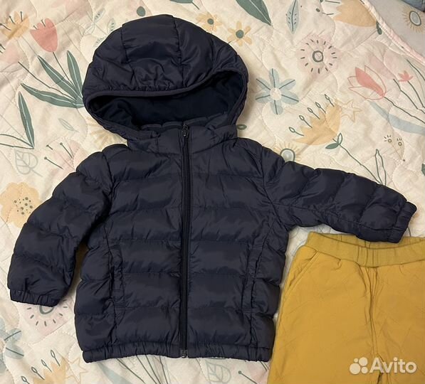 Демисезонный костюм комбинезон Uniqlo на 1-1,5года