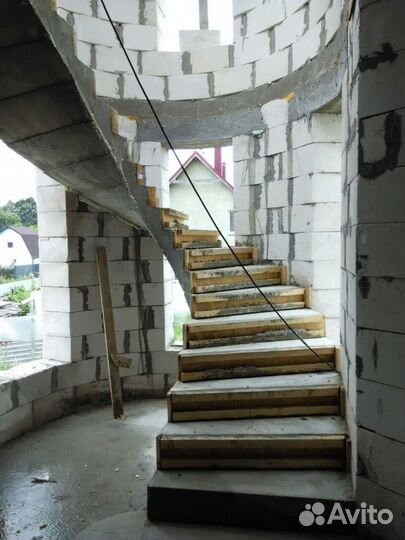 Монолитные бетонные лестницы в Калининграде