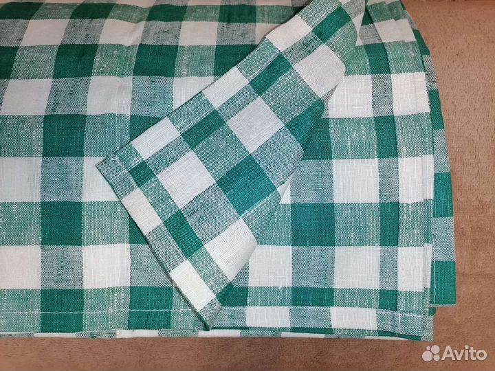 Скатерть льняная новая