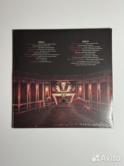 Виниловая пластинка Hazbin Hotel с промо карточкой