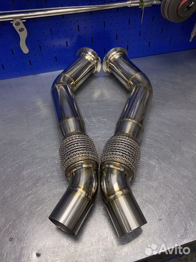 Даунпайп (downpipe) Bmw m57