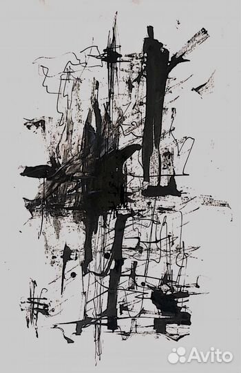 Картина абстракция «лабиринт»