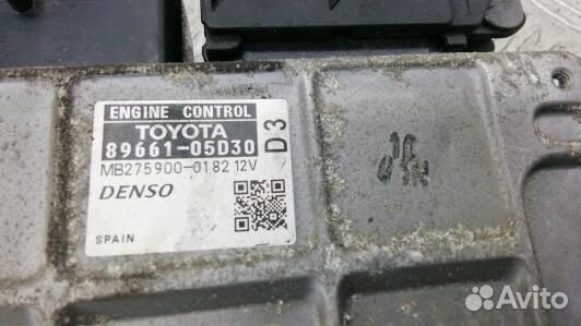 Блок управления двс toyota avensis T27 (HBN16PC01)