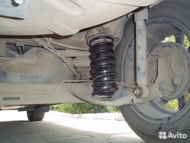 Пневмобаллоны в пружины