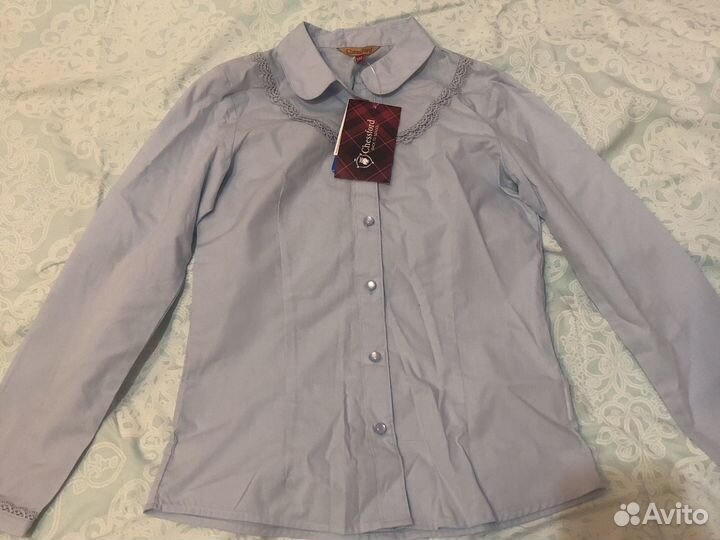 Рубашка школьная для девочки 146