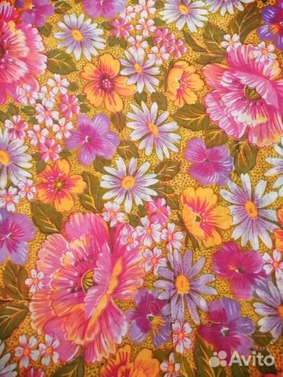 Ткань цветной хлопок СССР