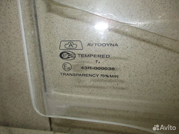 Стекло двери задней правой Daewoo Matiz 1997-2015