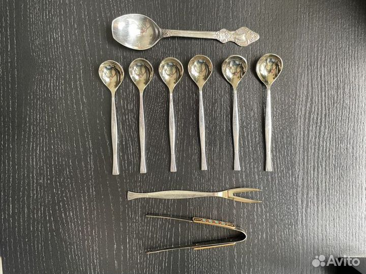 Набор советских кофейных ложечек Рыбки