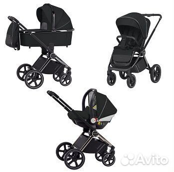 Коляска 3 В 1 Carrello Ultimo CRL-6512 chrome