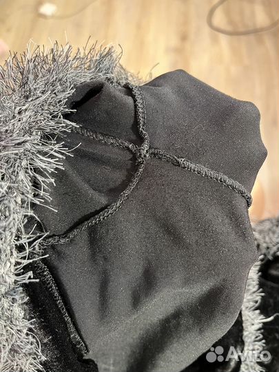 Платье бархатное