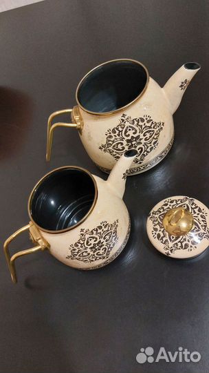 Заварочный чайник турецкий двухэтажный