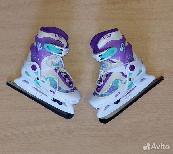 Коньки ледовые раздвижные estel ICE COM