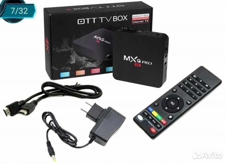 Приставка смарт MX PRO Q 4K TV BOX Internet TV