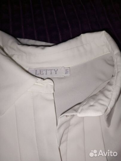 Блузка белая рост 164