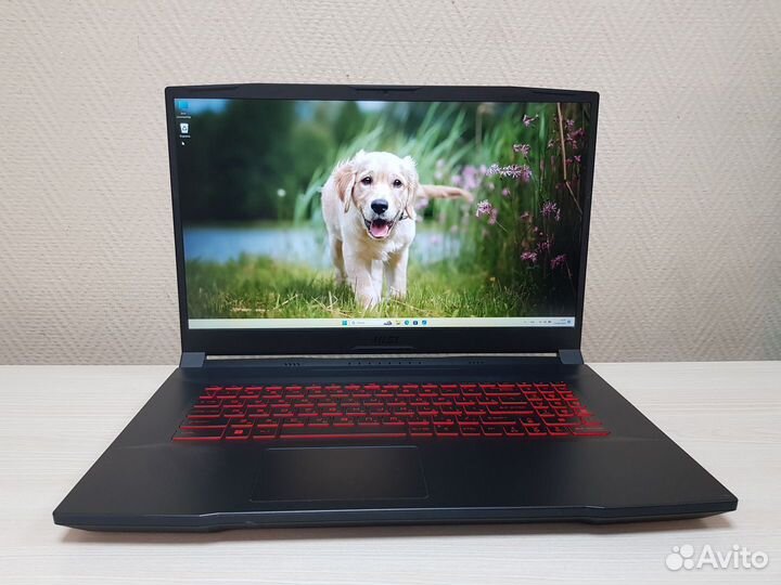 Ноутбук игровой MSI на Core i5-11400H с RTX