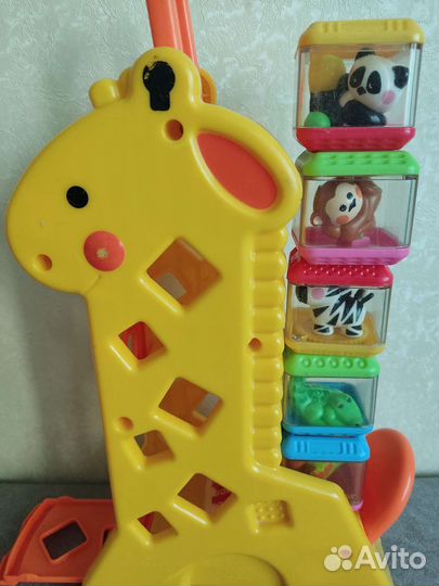 Детские игрушки fisher price,Жираф бронь