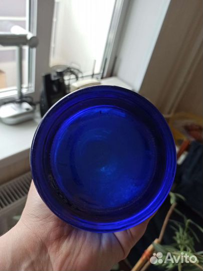 Ваза цветное стекло СССР