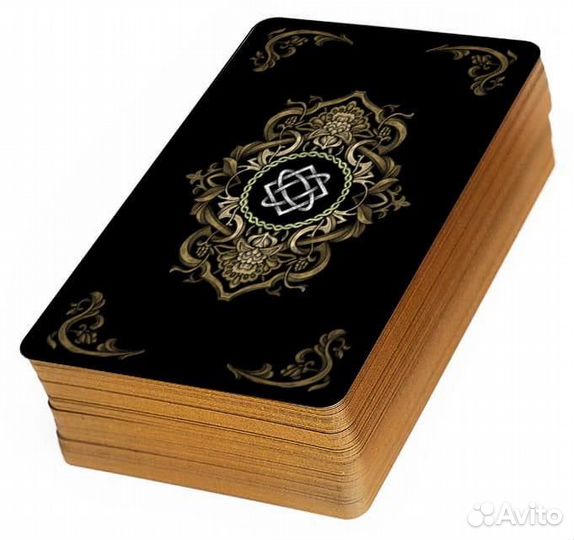 Карты Таро The Slavic Legends Tarot 12cm Gold, Taroteca / Славянские Легенды 12 см золотой срез 6381