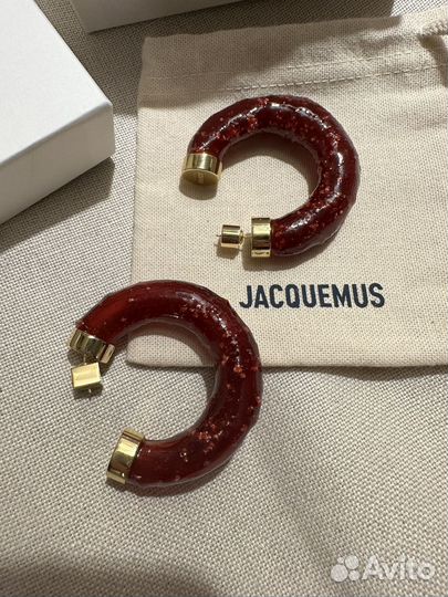Серьги Jacquemus новые оригинал полный комплект