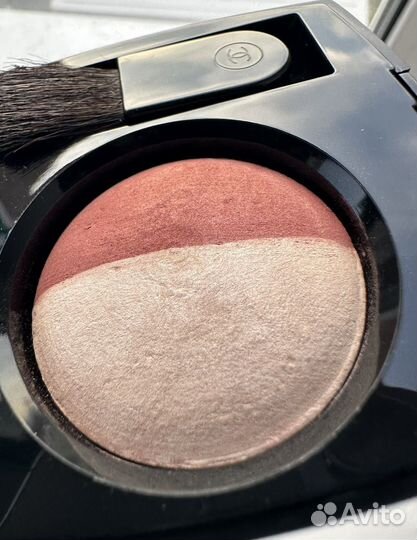 Chanel пудра румяна хайлайтер duo