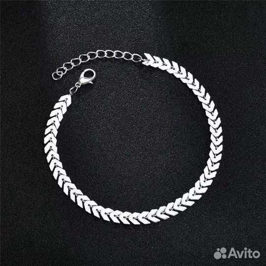 Браслет на ножку ёлочка