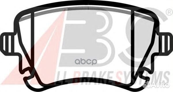 Колодки тормозные 37411 Abs