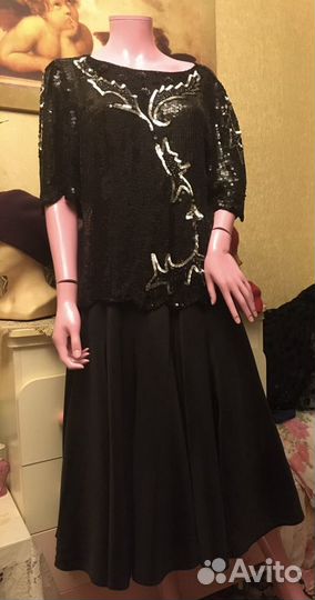 Винтаж.Туника. Платье шифон