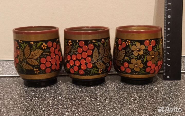 Деревянная посуда Хохлома