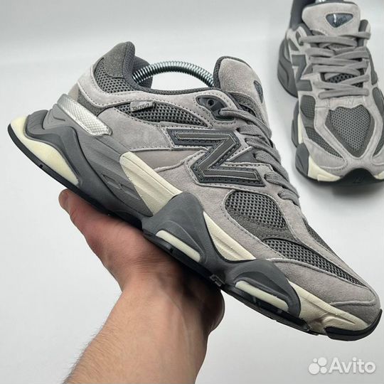 Серые кроссовки 9060 актуальные