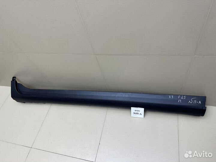 Накладка порога правая BMW X3 F25