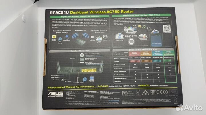 Роутер asus RT-AC51U