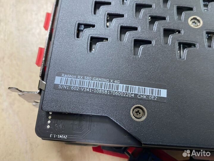 Видеокарта MSI Radeon RX 580 gaming X 4G