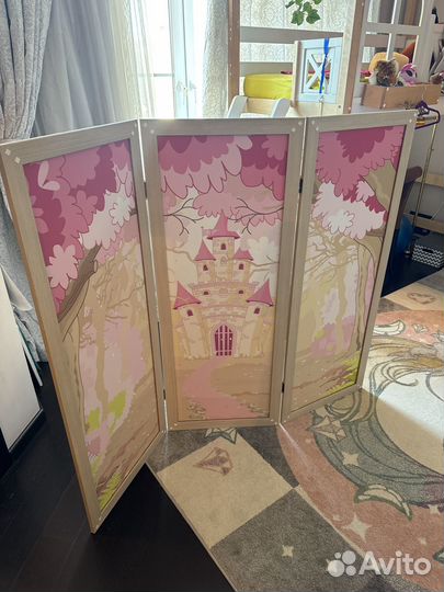 Ширма детская деревянная