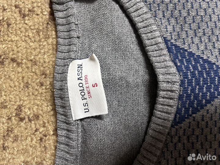 U.S.polo джемпер мужской