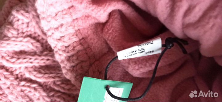 Комплект шапка и снуд. Новые