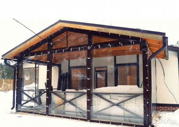 Мягкие окна для веранд и террас