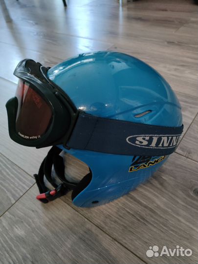 Шлем горнолыжный детский обхват головы 52см