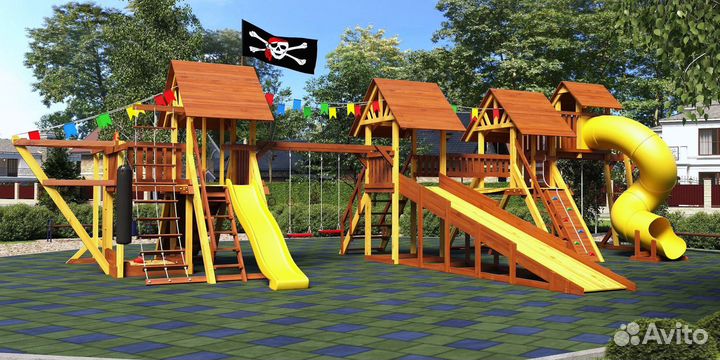 Детская площадка для дачи Савушка Люкс 1 Max